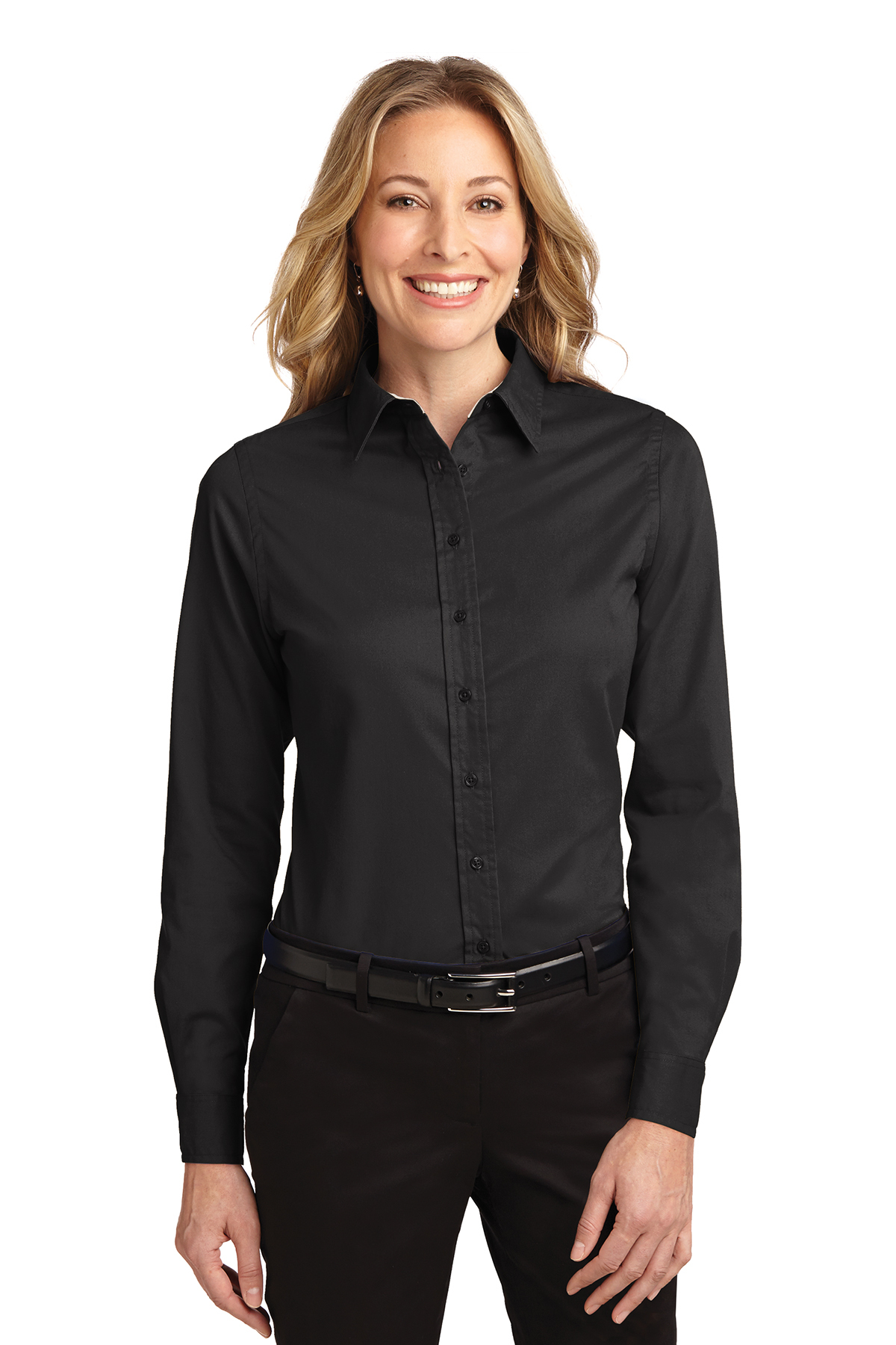 Ladies' Long Sleeve Oxford Button-Down Easy Care Shirts 6