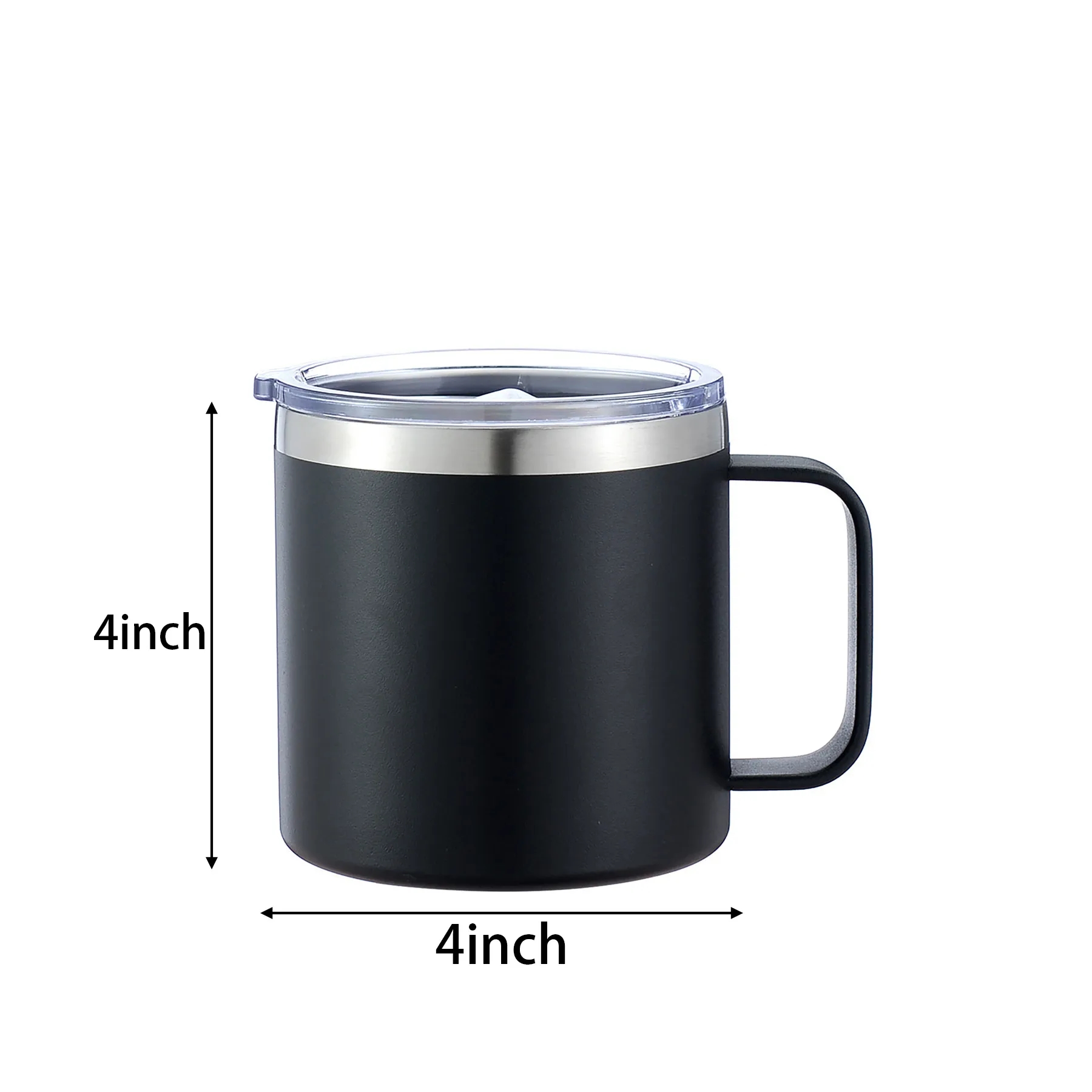 14oz Stainless Steel Mug with Lid 10