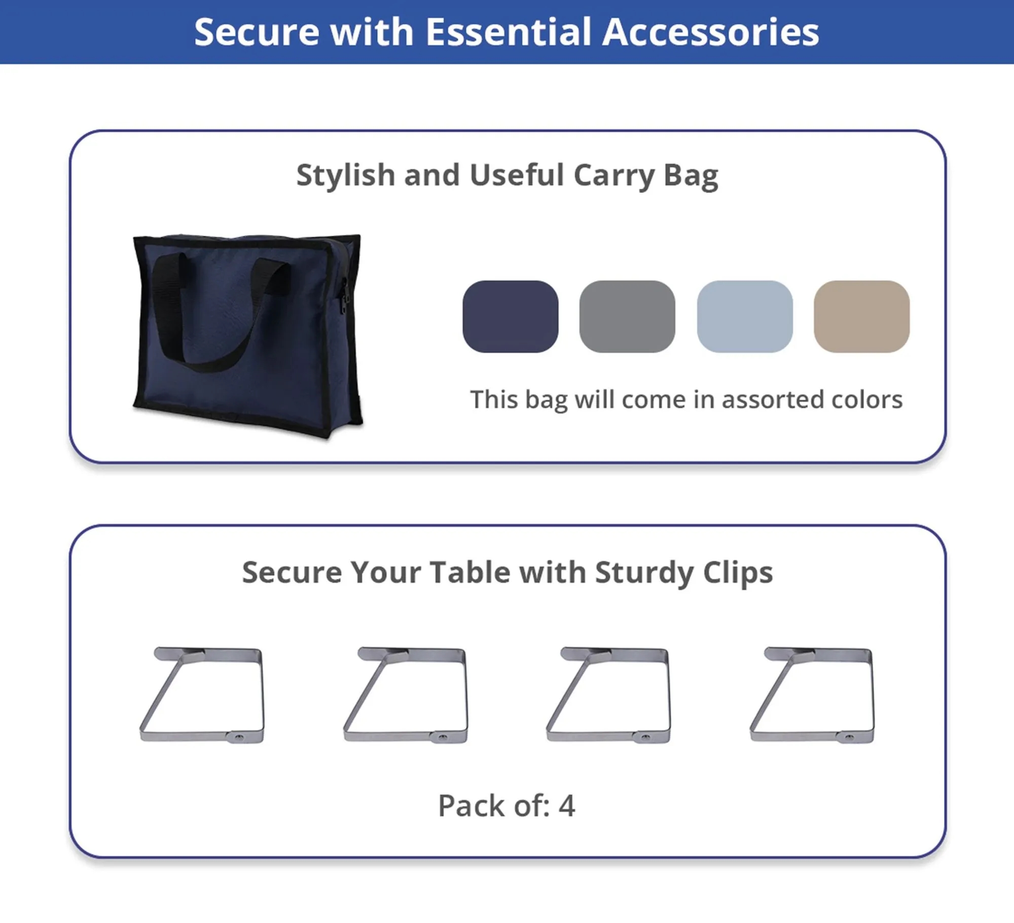 Premium White Table Covers & Throws - 3 sided (8ft x 2.5ft) 6