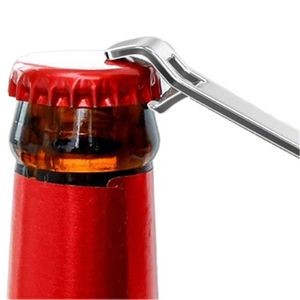 Portable Mini Bottle Shaped Opener With Carabiner 2