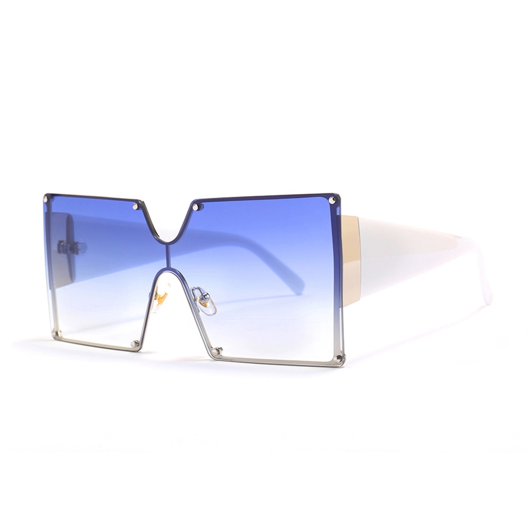 Square Oversized Vintage Shades Female Sun Glasses 5