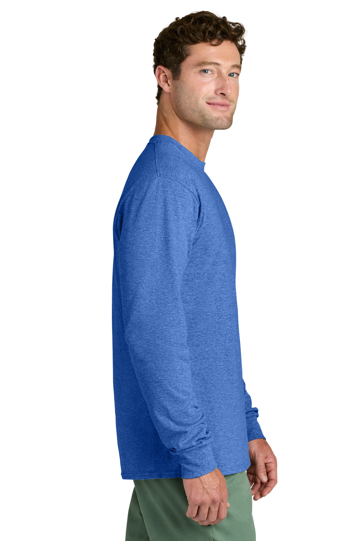 Port & Co Long Sleeve Core Cotton Tee. PC54LS 8