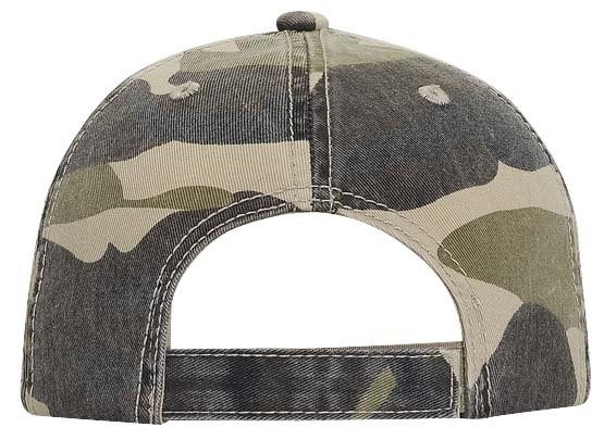 OTTO CAP® Camouflage 6 Panel Low Profile Baseball Cap 22