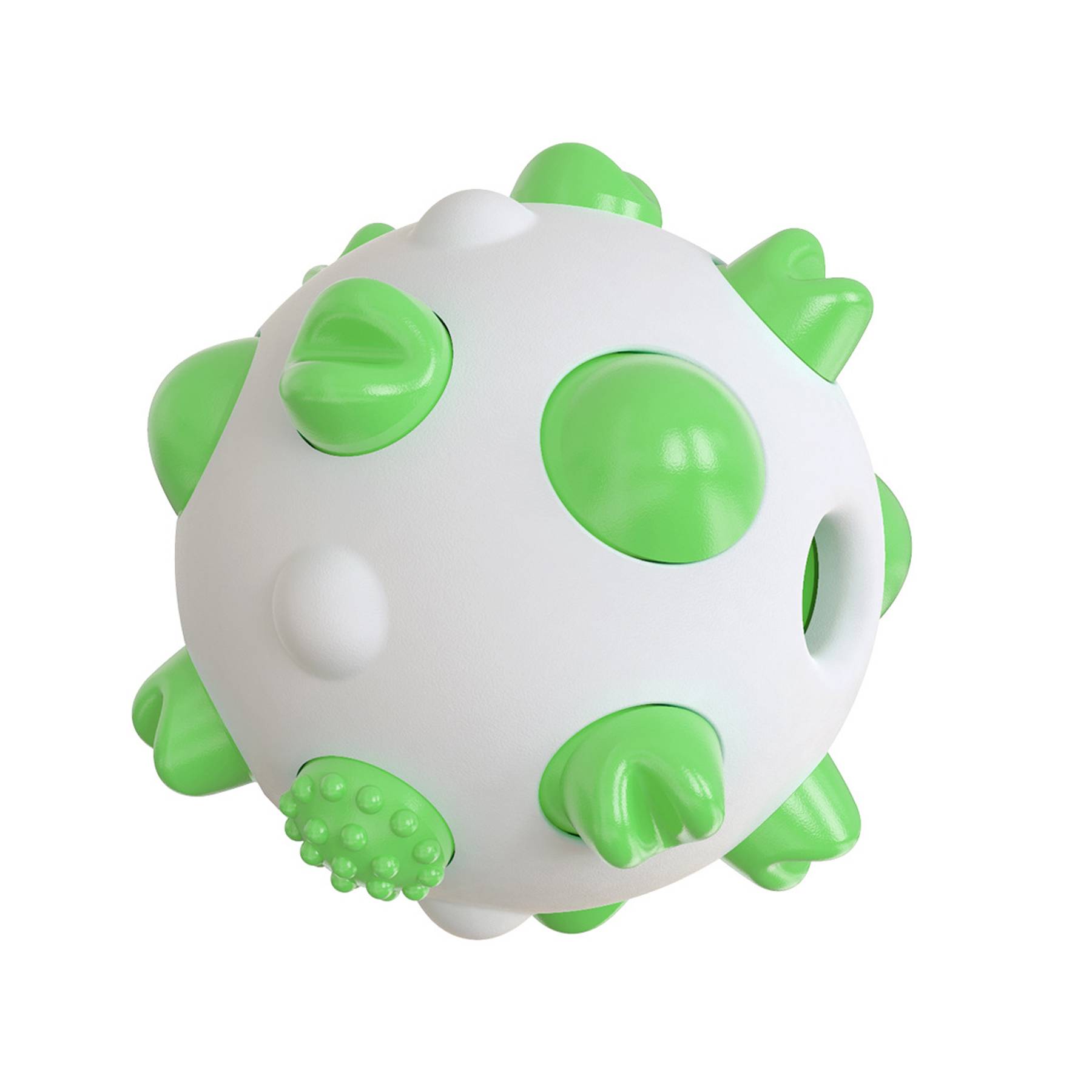 Rubber Spherical Chewing Resistant Dog Molar Stick Toy 7