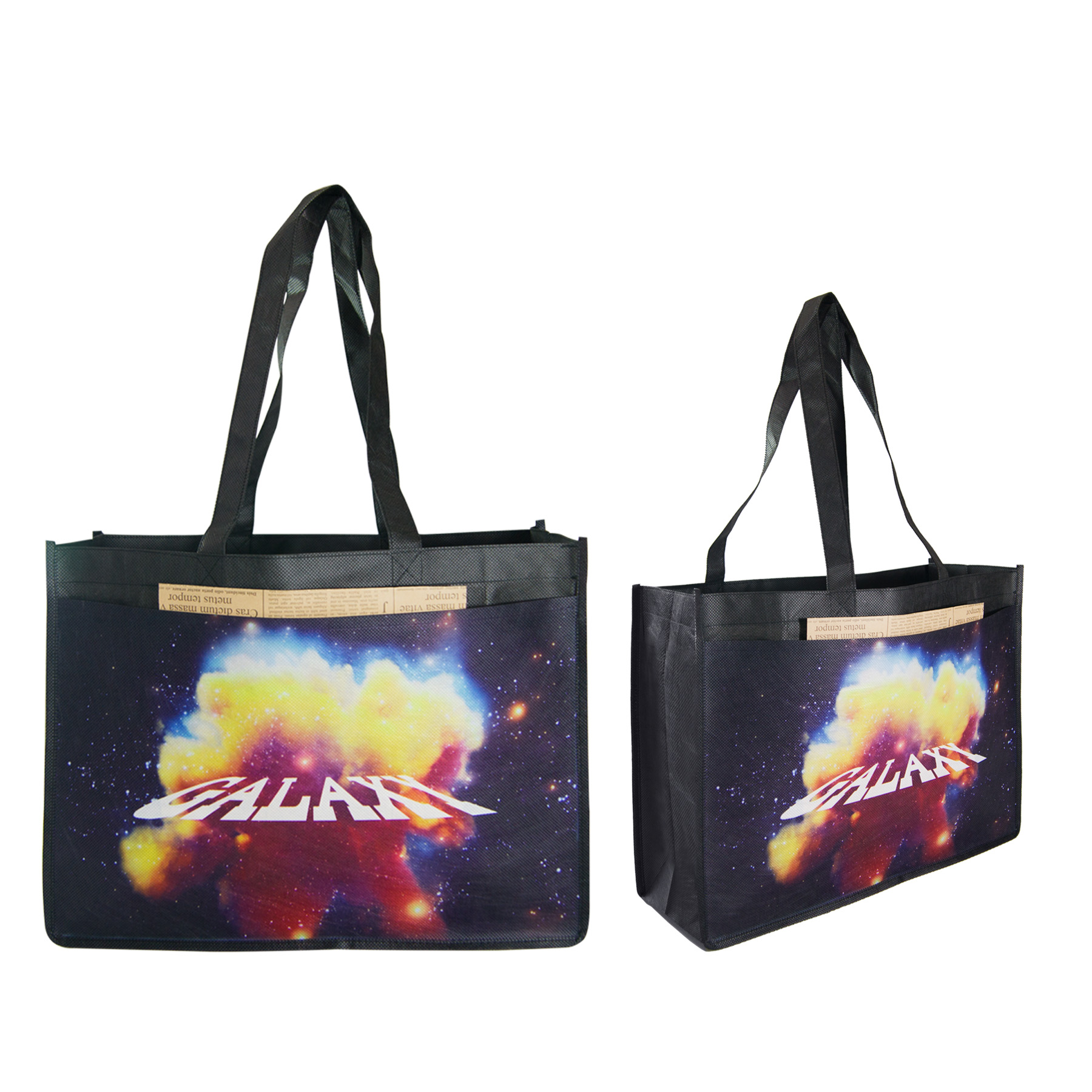 Fully Sublimated 16"x 12" Evermore Shopper 100 GSM PET Non-Woven Tote Bag 3