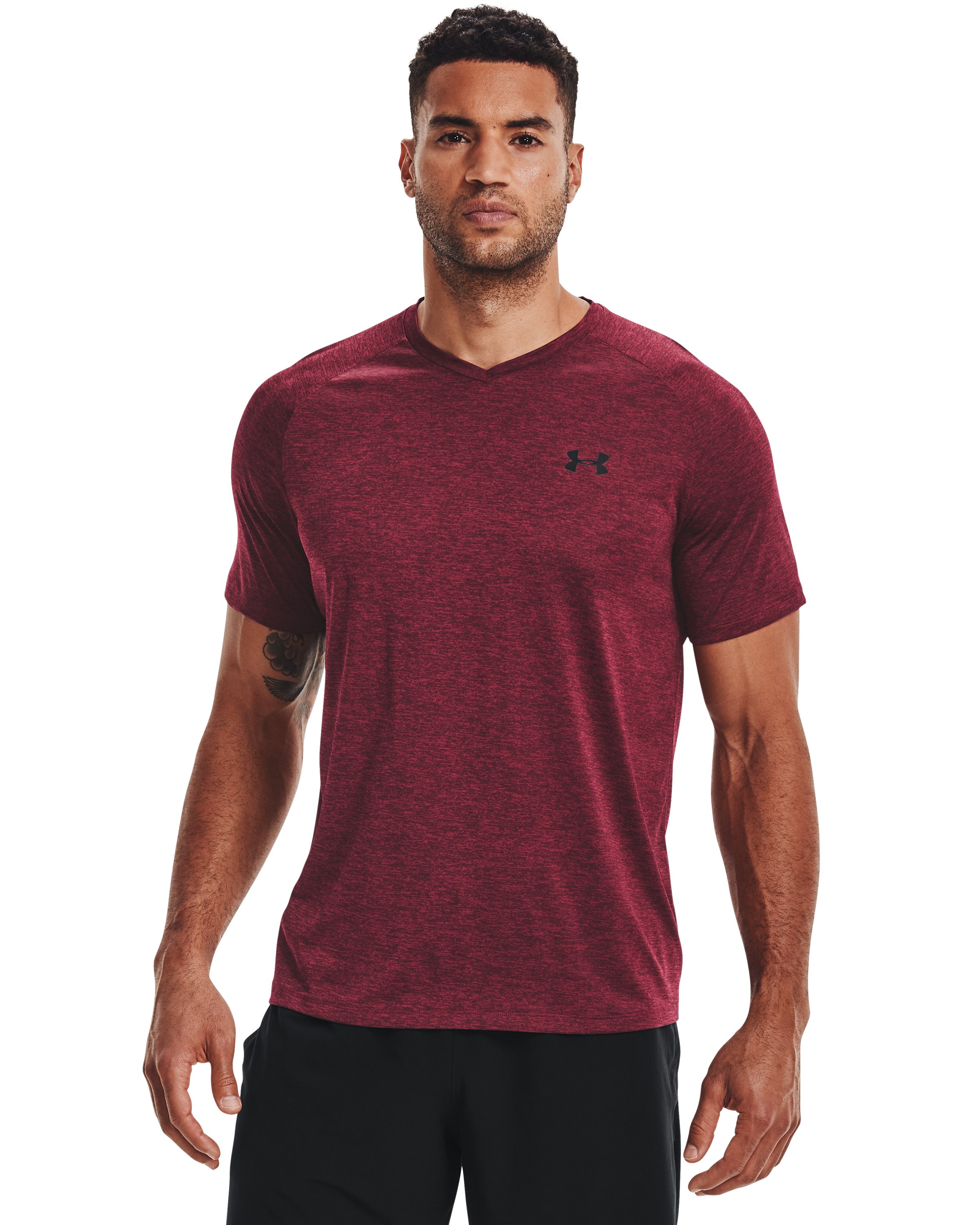 UA Tech Men's V-Neck Short Sleeve 19