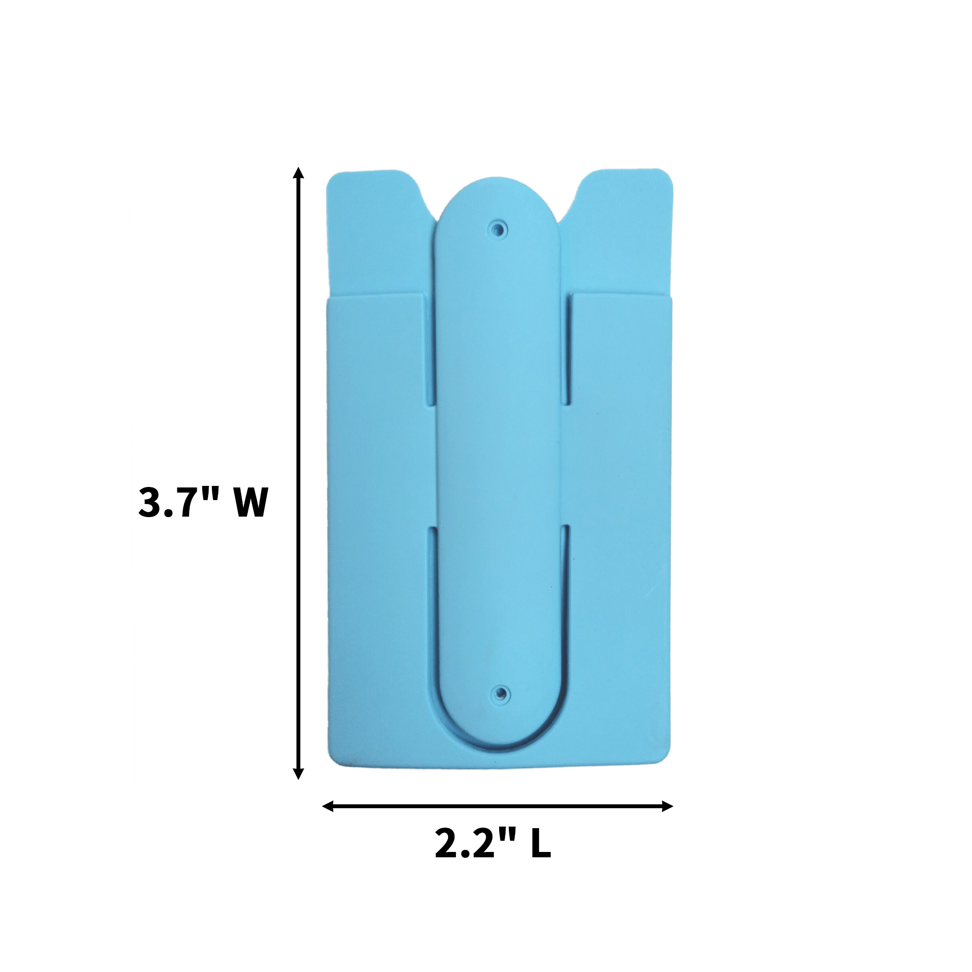 Adhesive Silicone Card Wallet With Stand 9