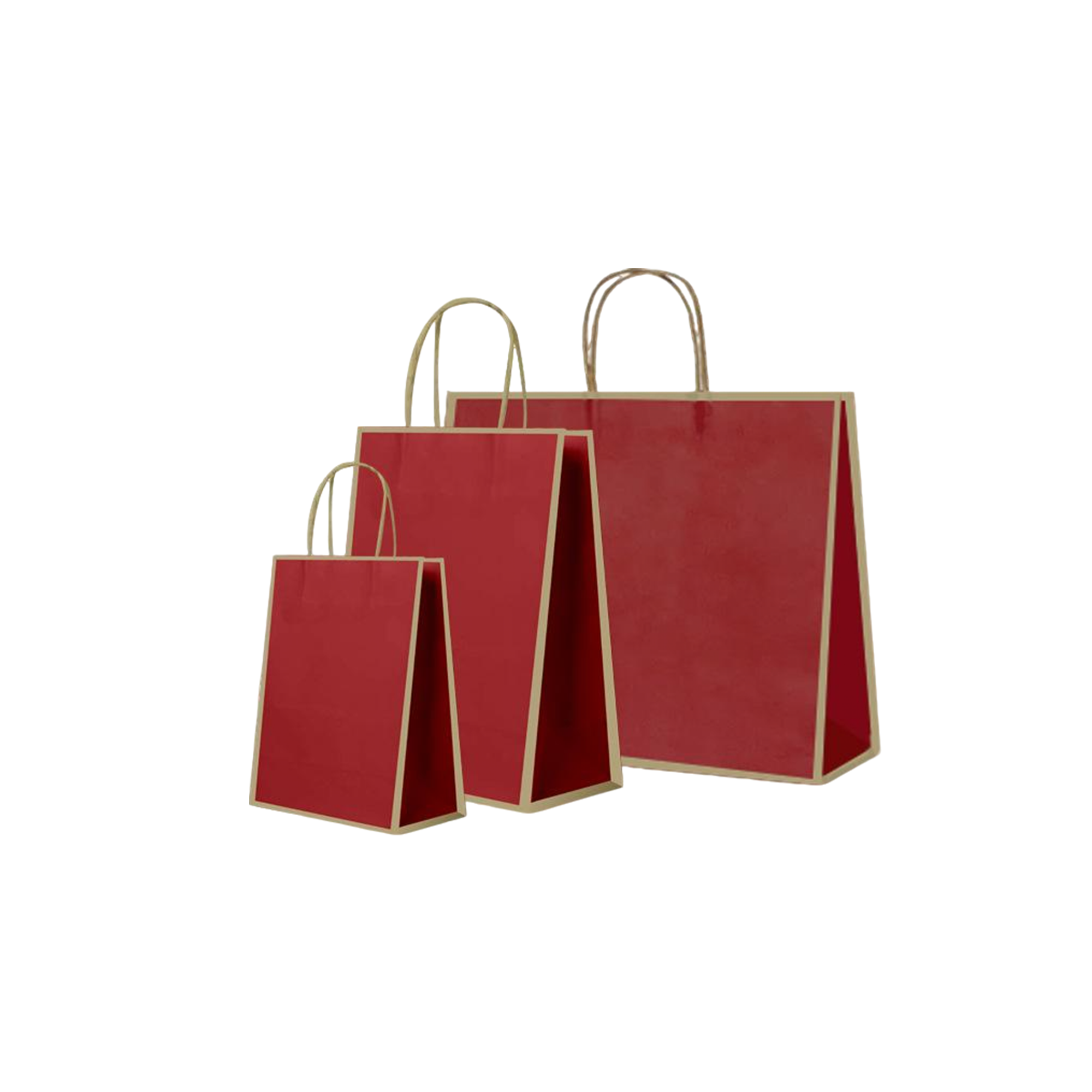 White Kraft Paper Shopper With Twisted Handle 8.3 X 4.4 X 10.7" 7