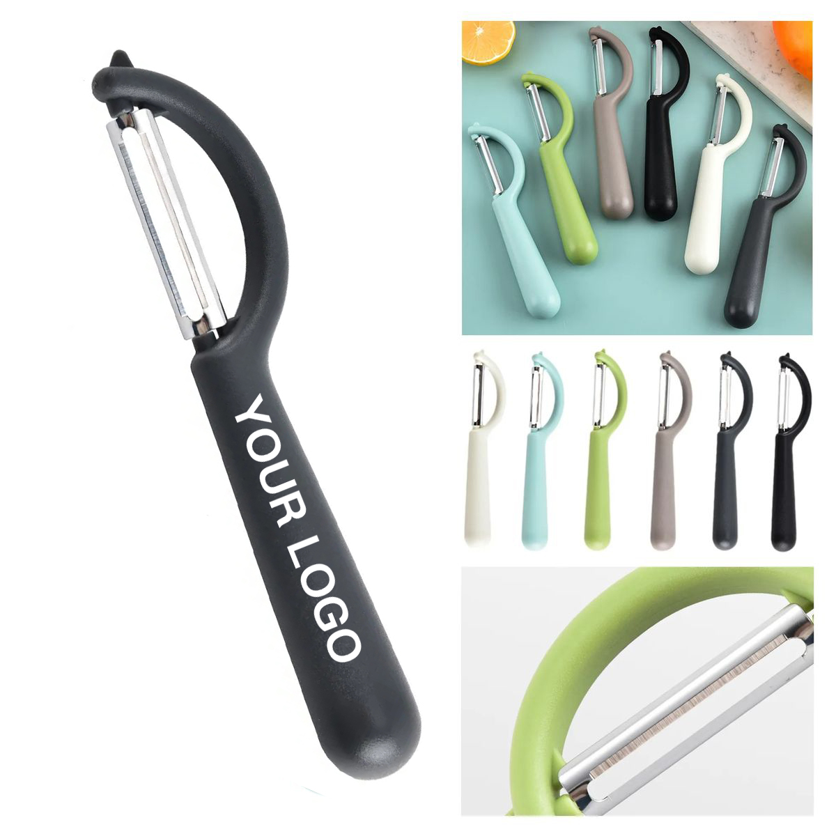 Curved Blade Peeler for Precise Kitchen Use 2