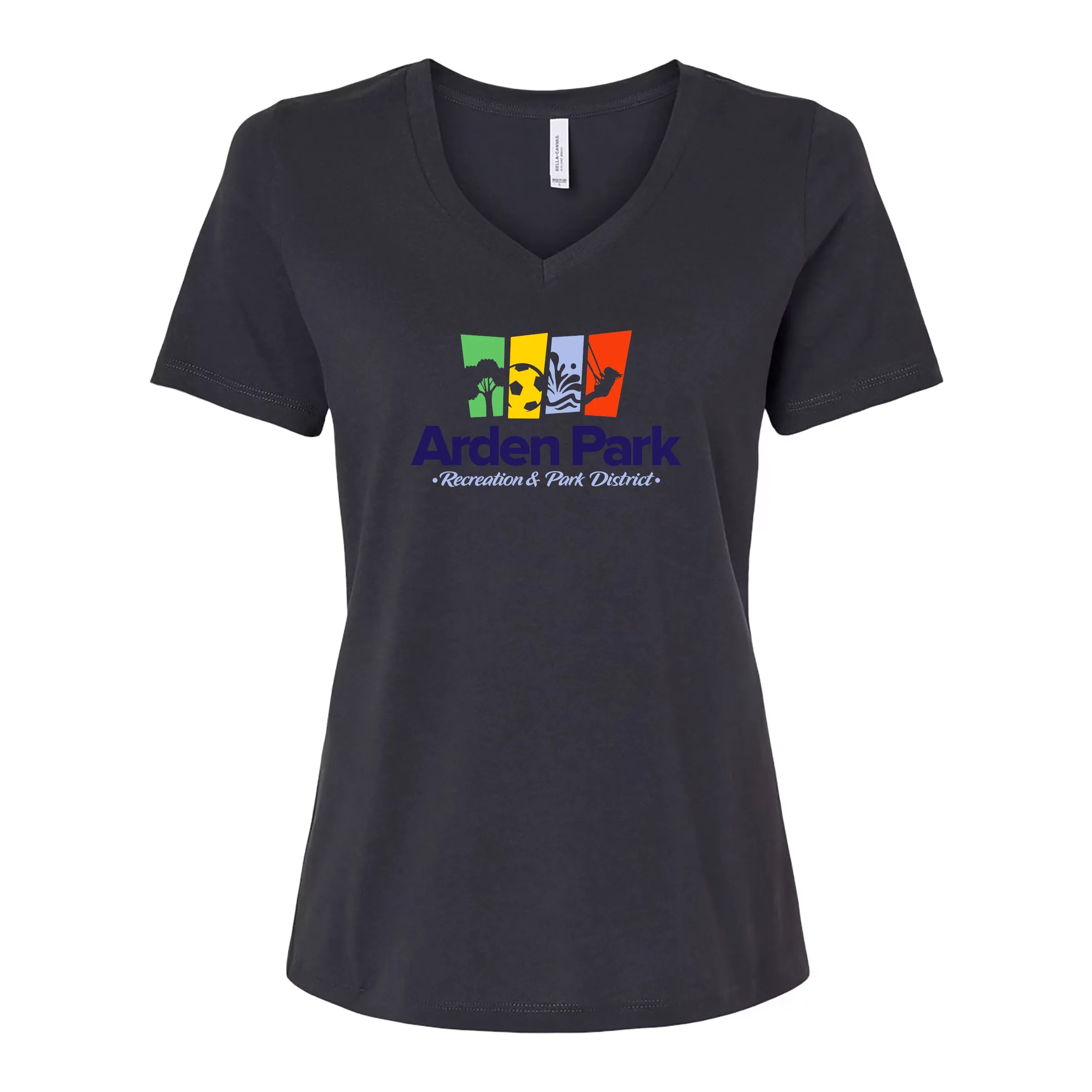Bella+Canvas Ladies' Relaxed Jersey Short-Sleeve V-Neck 18