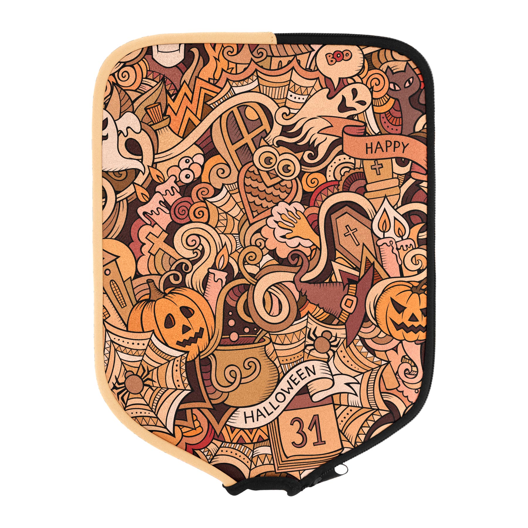 Dye Sublimation Neoprene Pickleball Paddle Cover 27