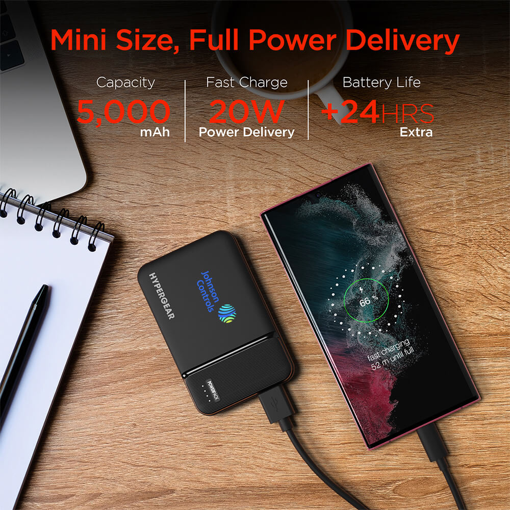 HyperGear PowerPack Mini 20W PD Power Bank 5K - 5000mAh 6