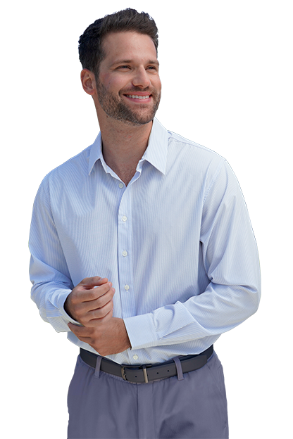 Vansport Pinstripe Sandhill Dress Shirt