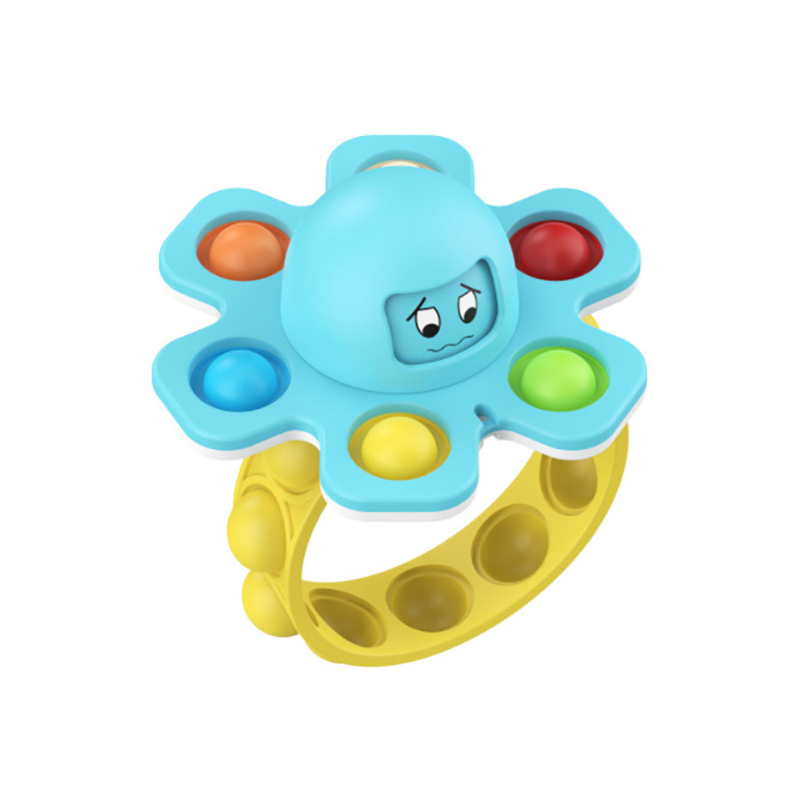 Octopus Pop Fidget Spinners w /Bubble Bracelet 16