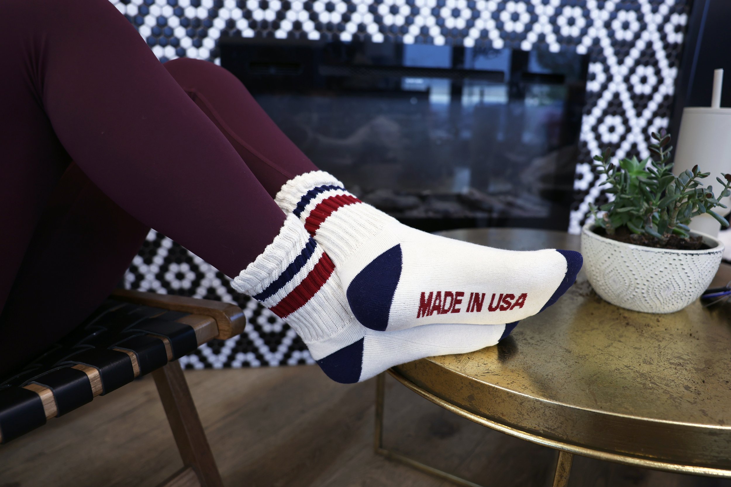 Slouchy Midi Sock - MADE IN USA 5
