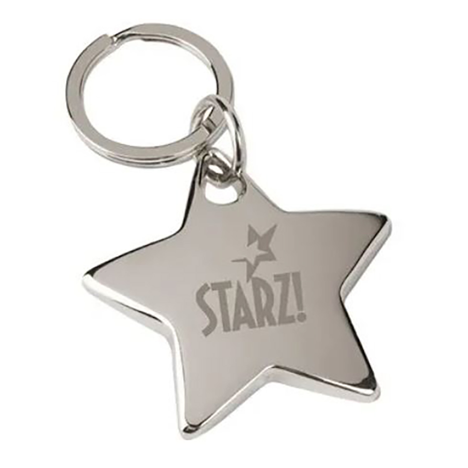 Star Shaped Metal Keychain 1
