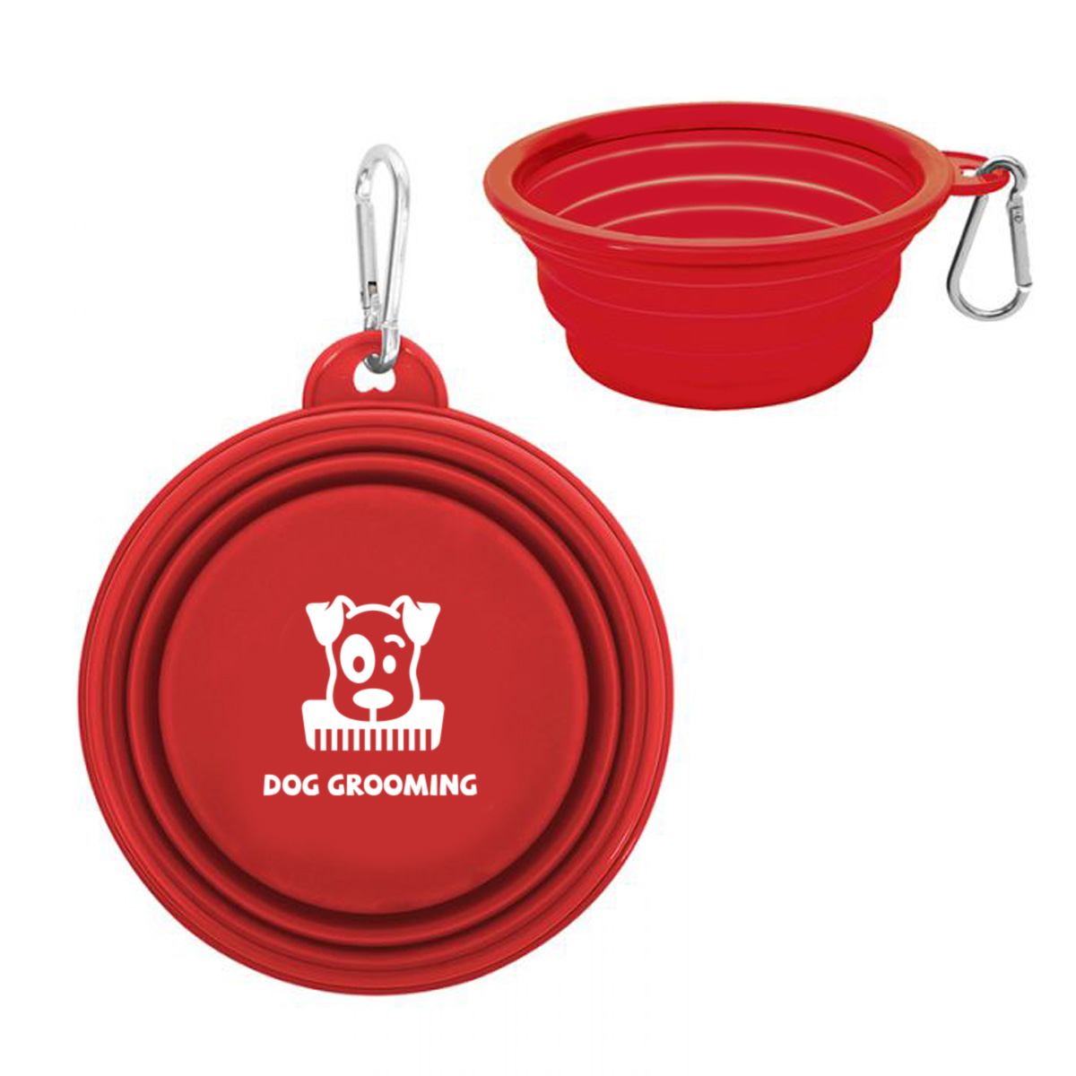Collapsible Pet Bowl with Carabiner 9