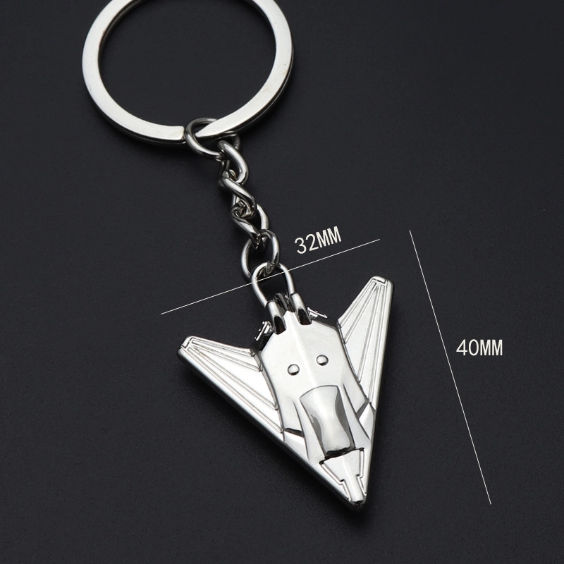 Aircraft shape key ring 3