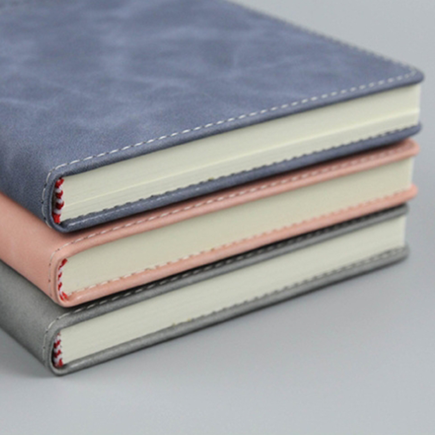 TiTUS® Executive Velveteen PU Leather A5 Notebook with Bookmark & Gift Box 5