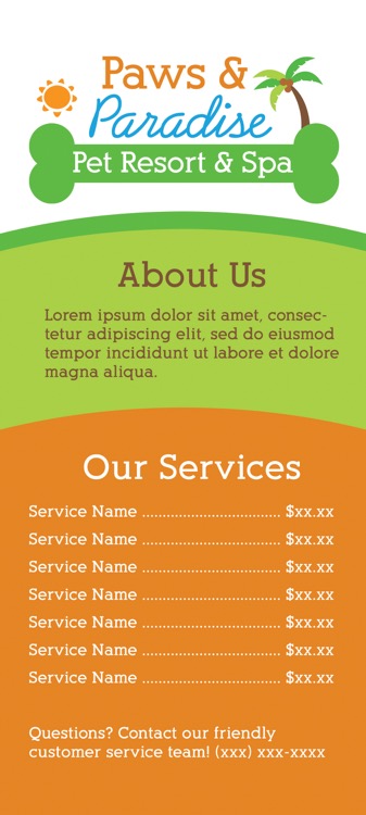 Full Color 2-sided Rack Card 3