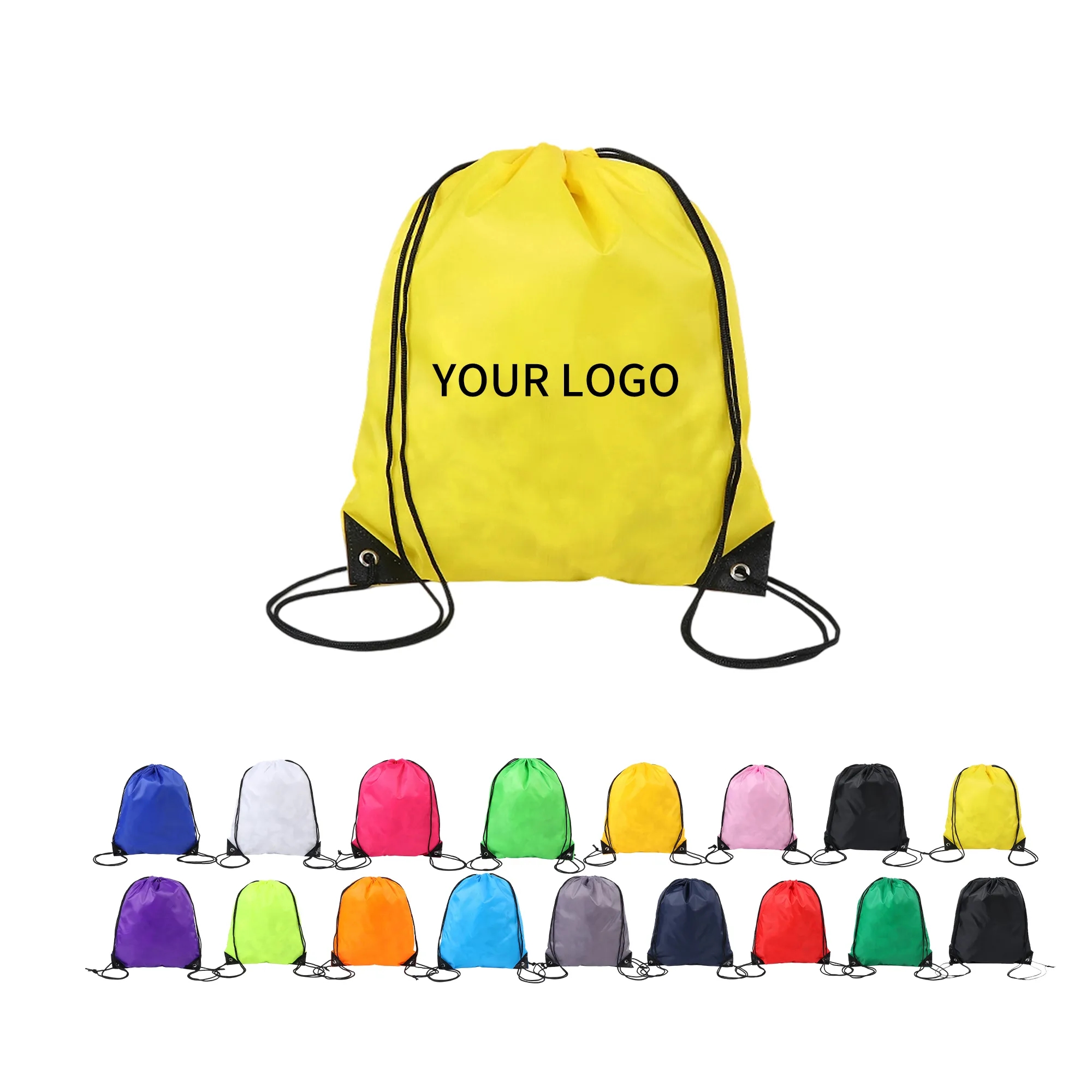 Drawstring Backpack Polyester 5