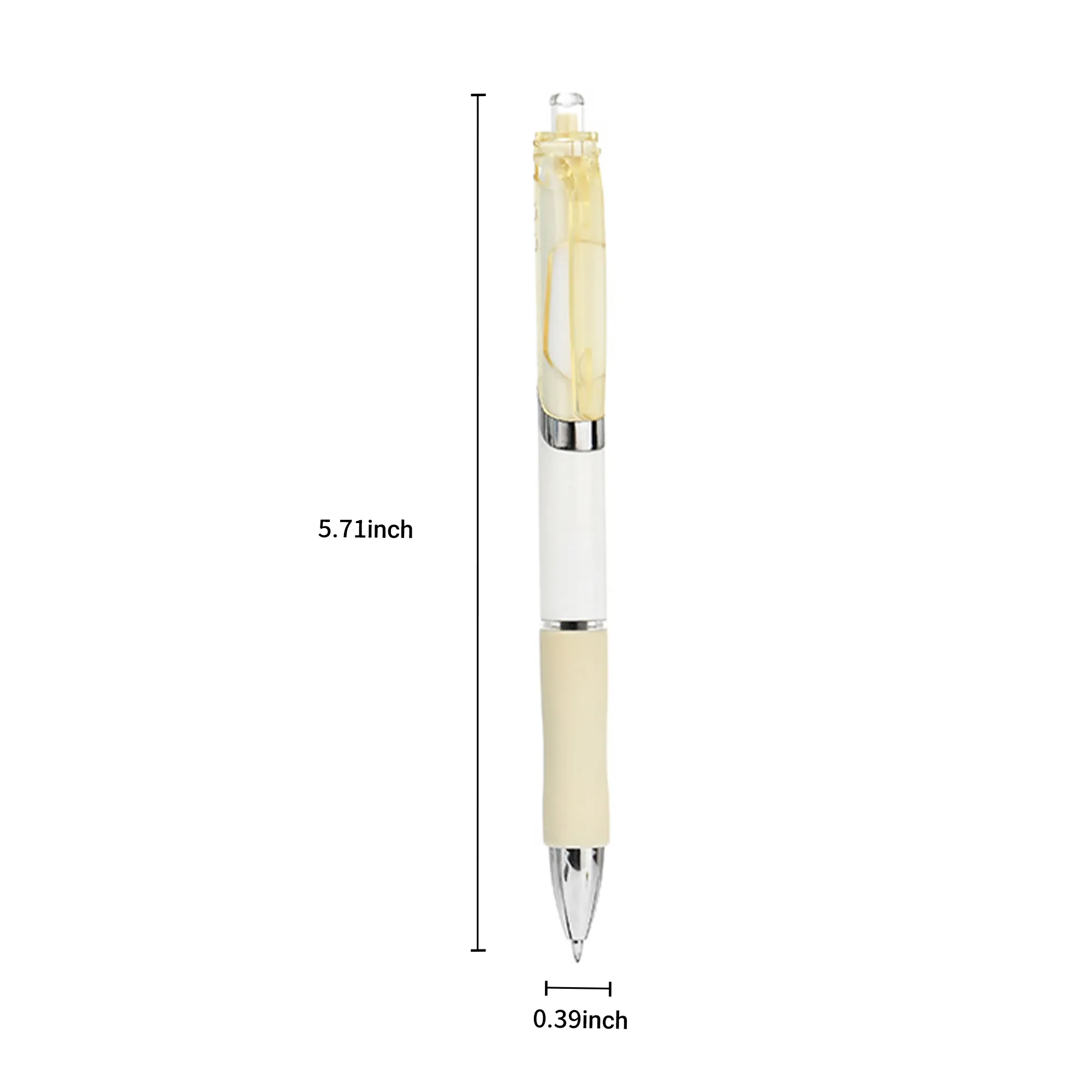 Morandi Click-Action Macaron Pen with Precision Tip 6