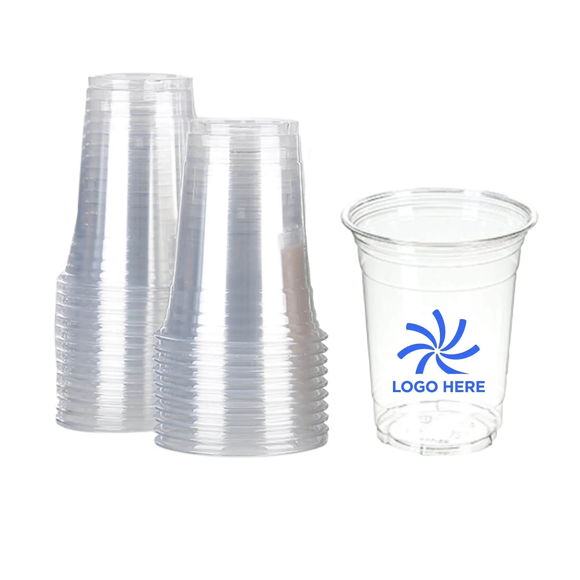 MOQ50 16oz Disposable Clear Plastic Cup 1