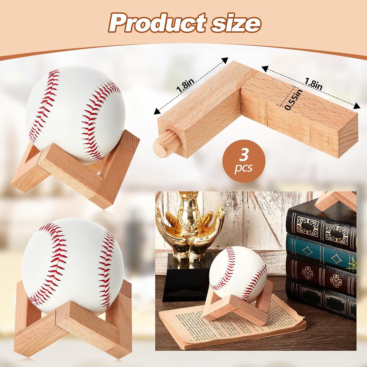 Baseball Stand Holders 3
