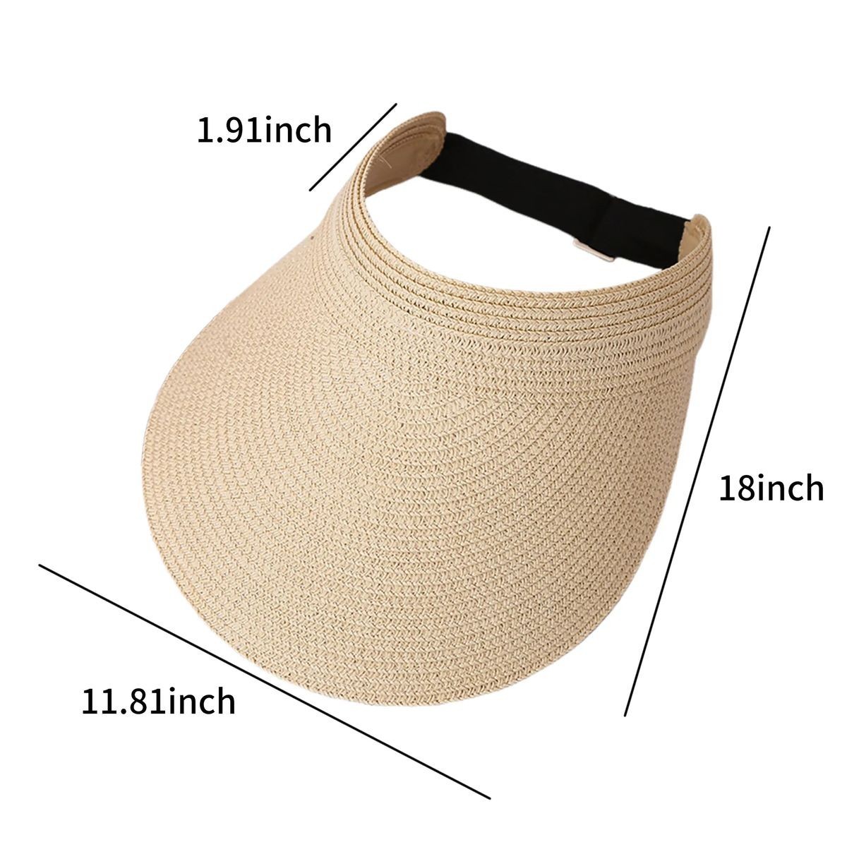 Lightweight Summer Visor with Wide Shade Coverage 7