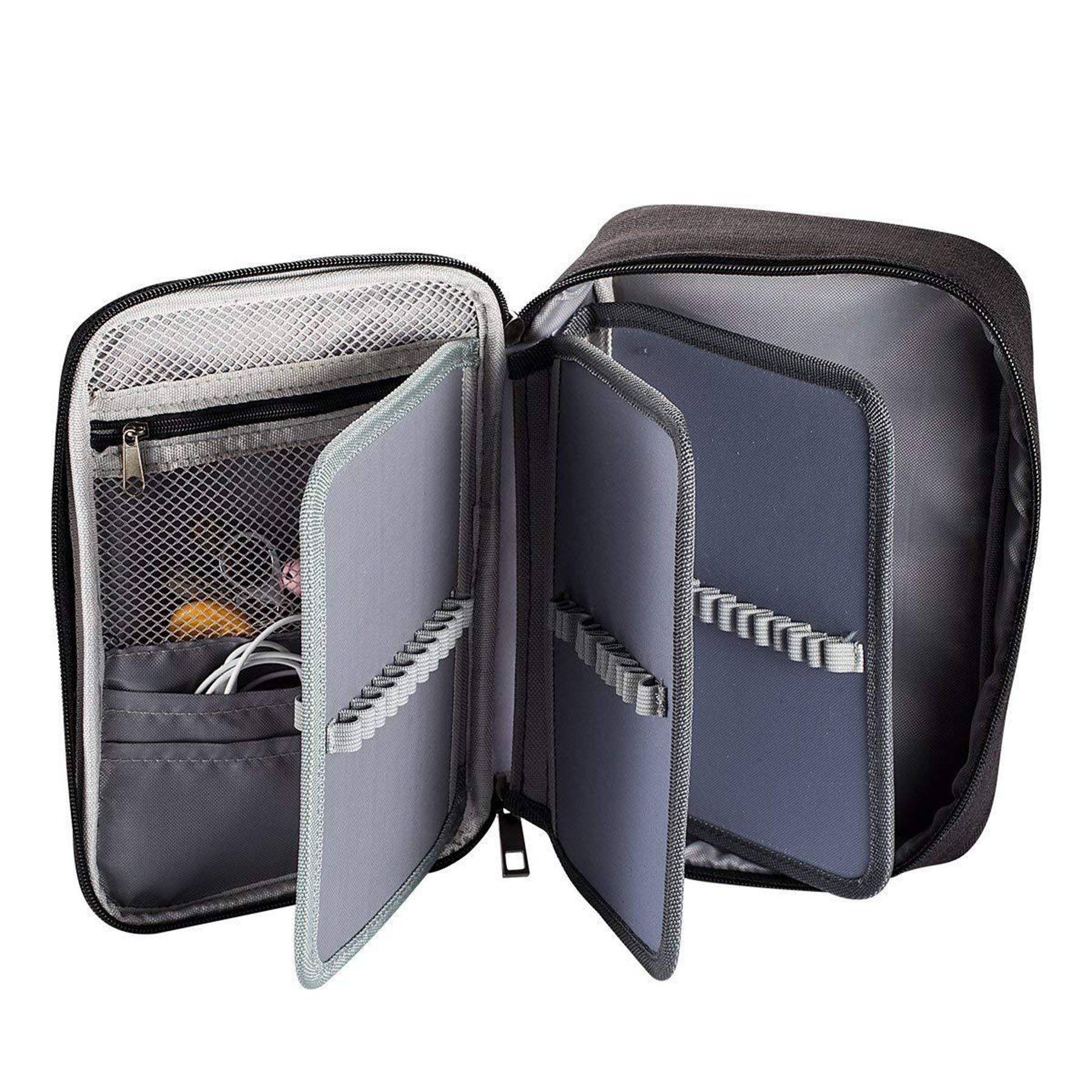 Nylon Multi-Layer Pencil Case Storage Bag 4