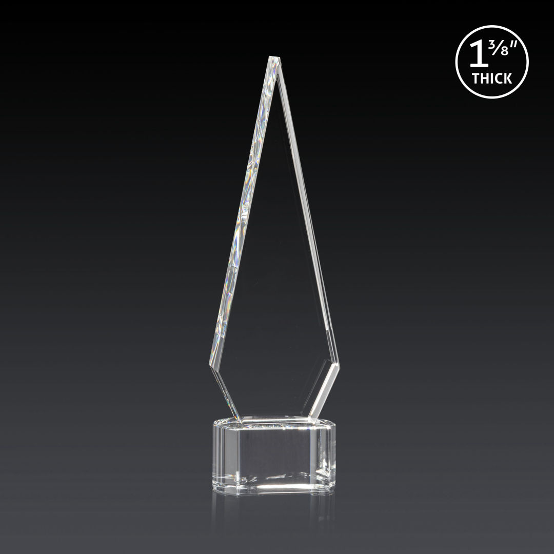 Springfield 3D Award on Paragon Base - Clear 8
