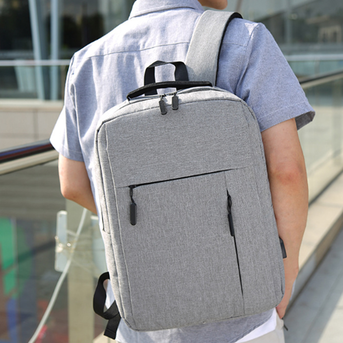 15.6" Laptop Backpack with USB Charging Port 2