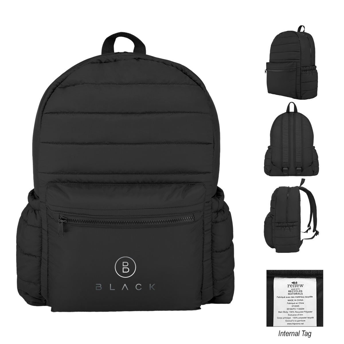 Luxe Puffer rPET Backpack