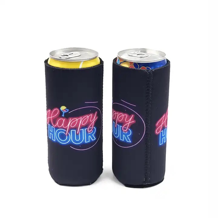 Neoprene 24oz Tall Boy Can Collapsible Cooler 7