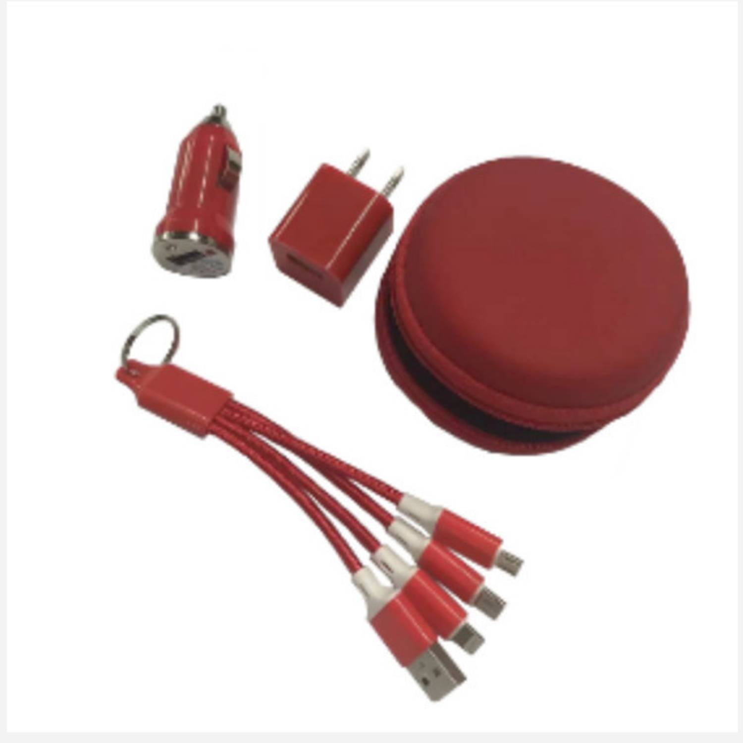 3-in-1 Travel Charger Kit with Wall Plug, Car Adapter&Cable 5