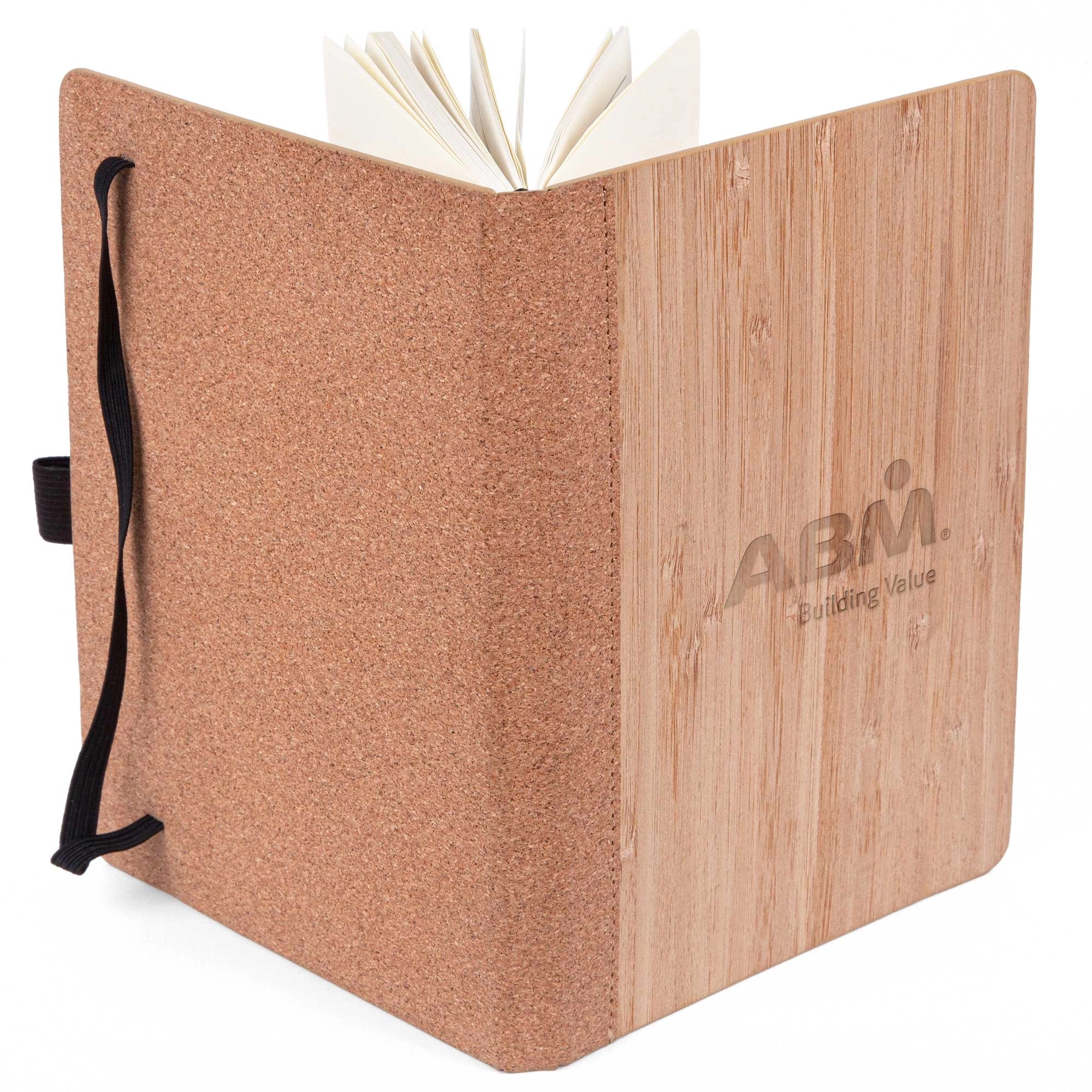 Bamboo Cover Cork Journal 3