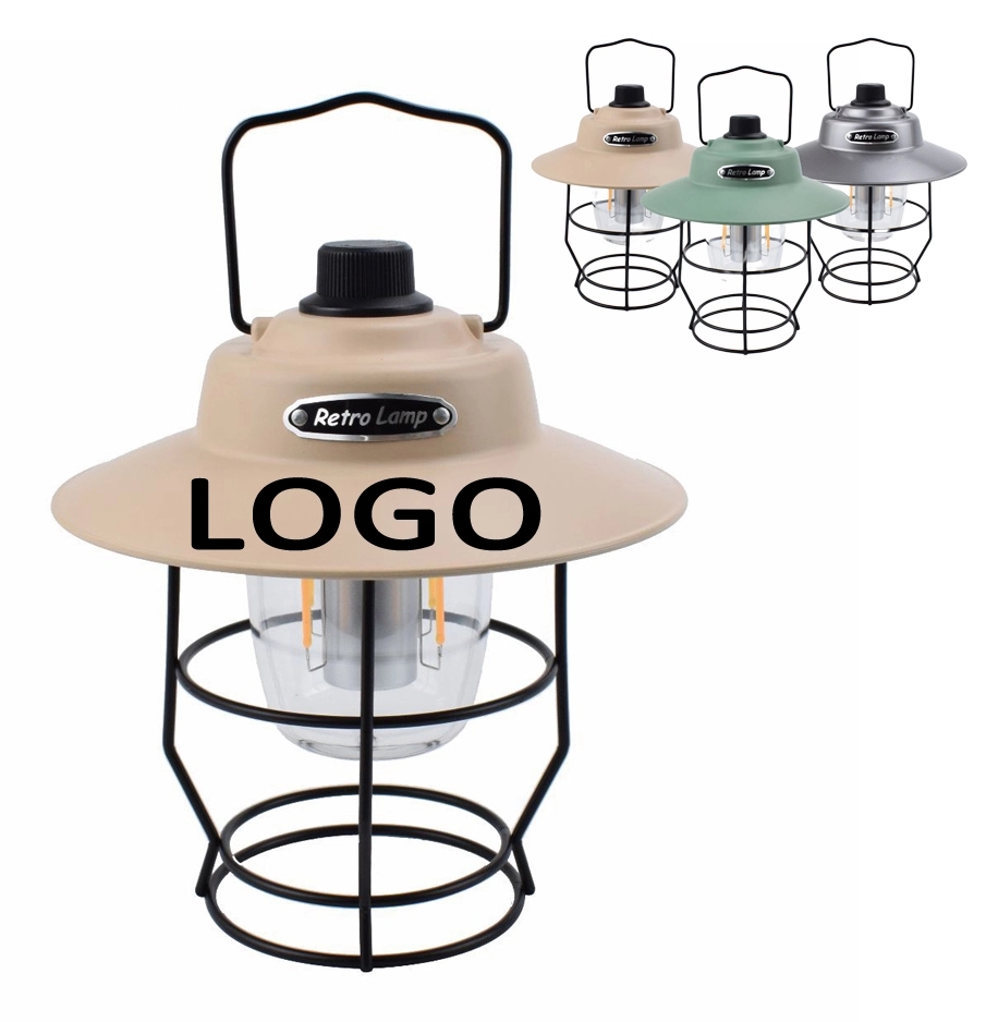 Retro Outdoor Camping Light & Picnic Lantern with Power Bank 1