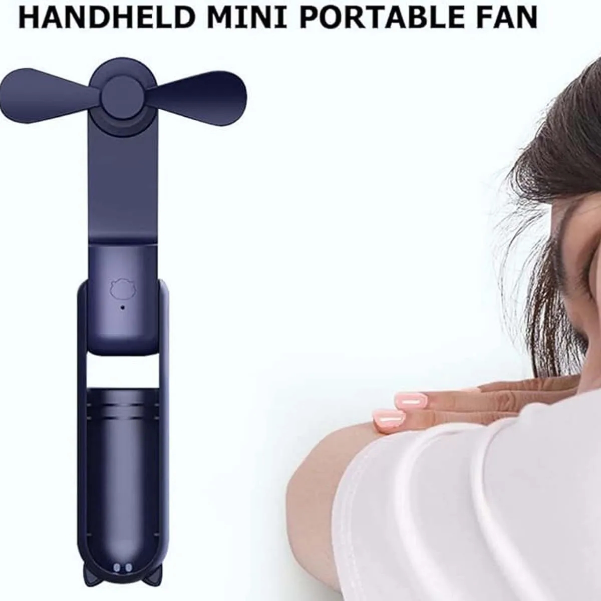 Portable 3-Speed USB Powered Folding Fan 5