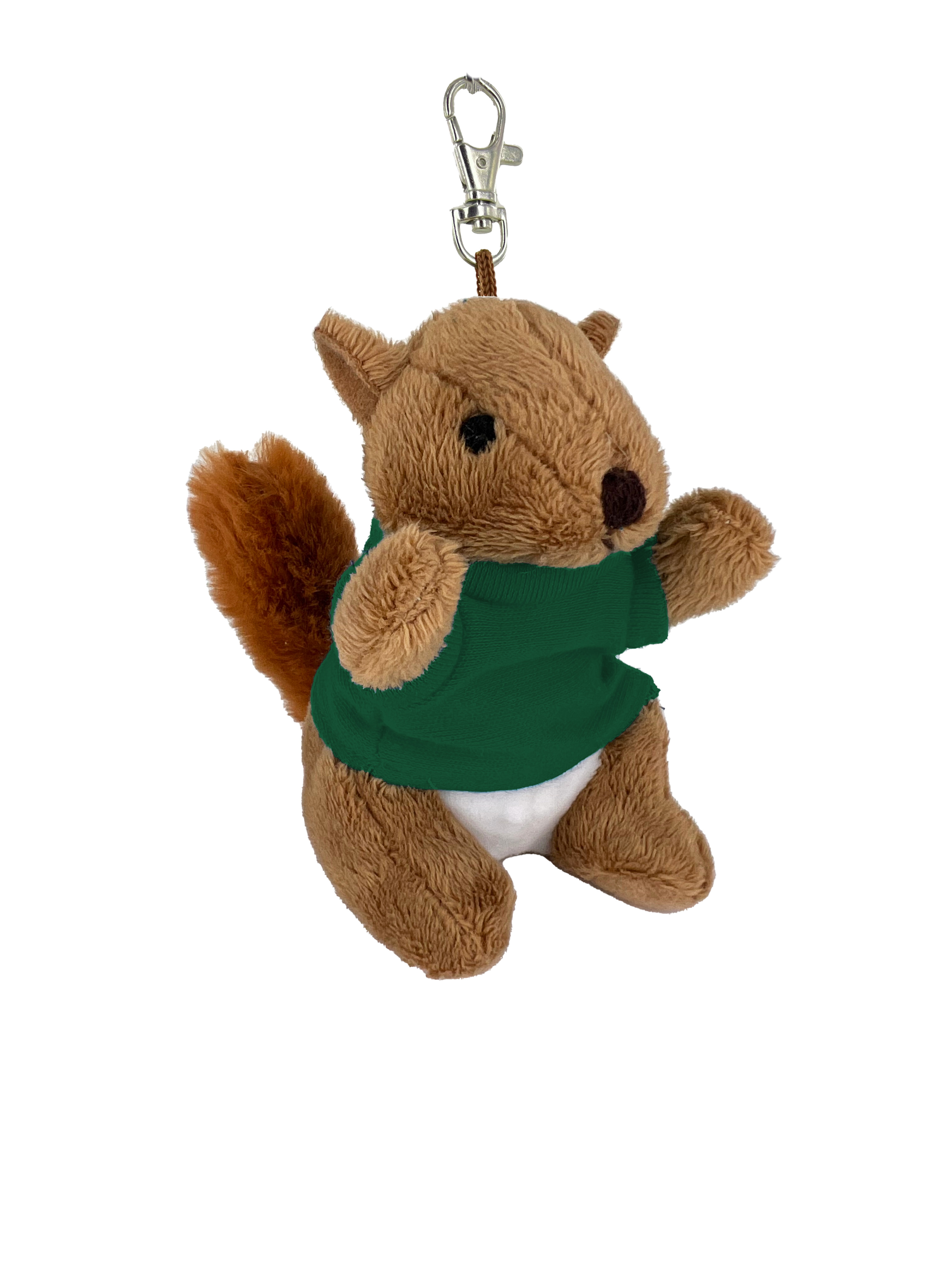 Soft Plush Squirrel 4" Keychain 5