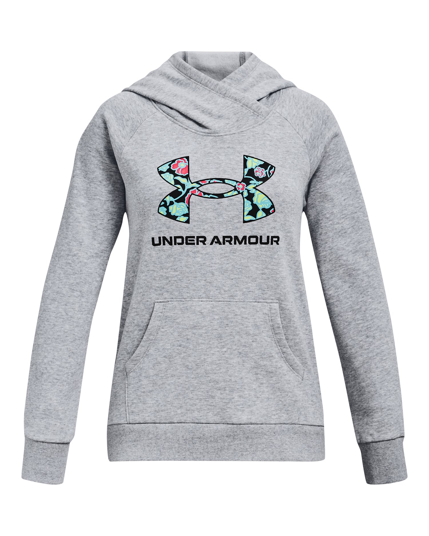 UA Rival Fleece Core Logo Girls' Hoodie 3