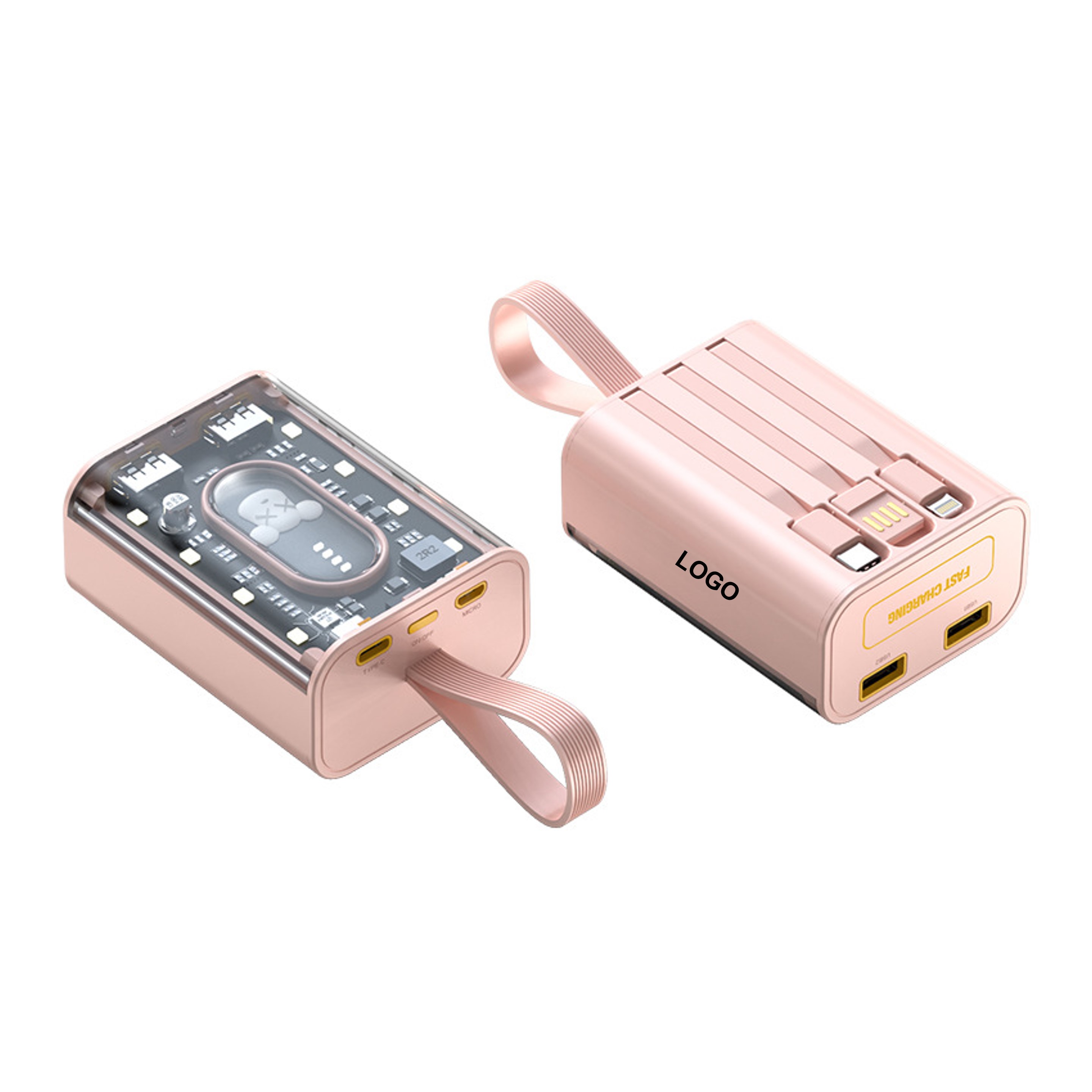 Mini Portable Charger w/Night Light (Direct Import) 2