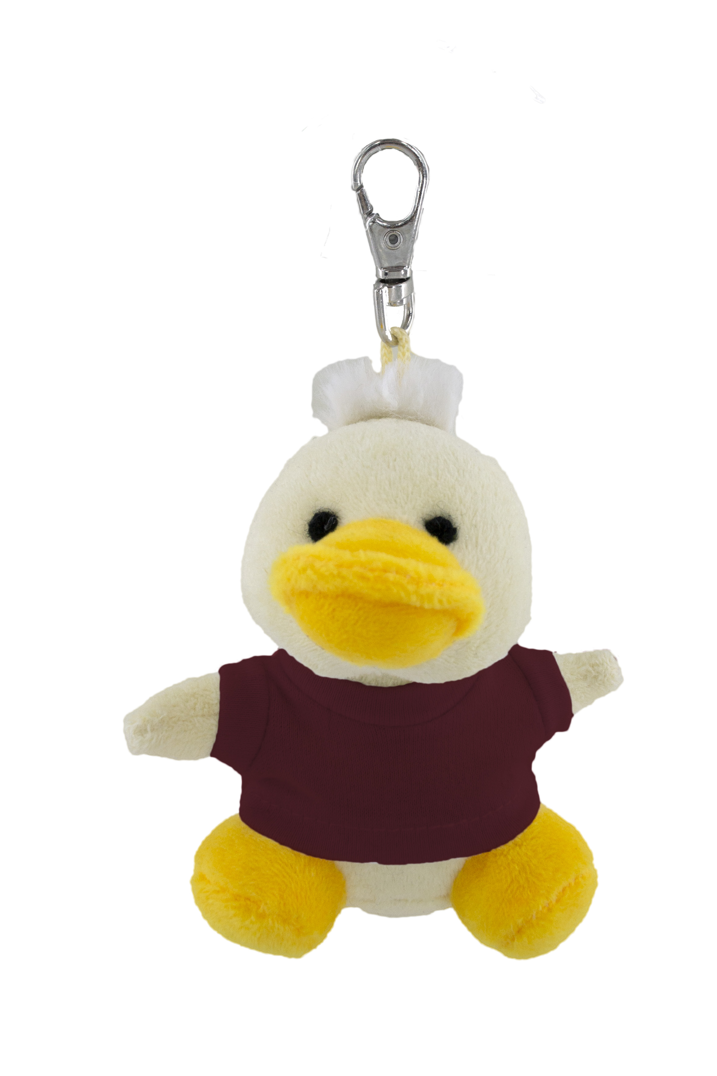 Soft Plush Duck Keychain With Tee 13