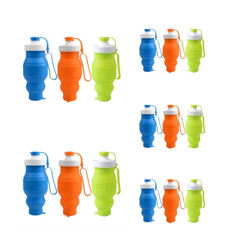 silicone folding water bottle