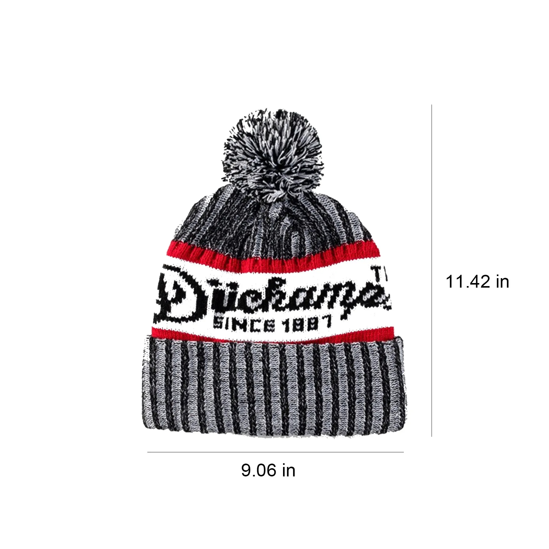 Folded Acrylic Knit Beanie 4