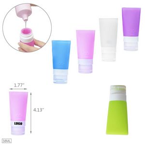 38ml Silicone Tube Travel Bottle With Flip Lid 6