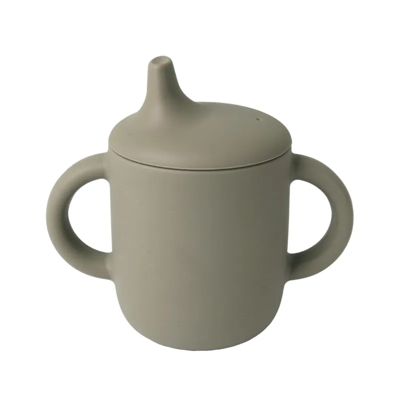 Silicone Baby Sippy Cup Food Grade 9