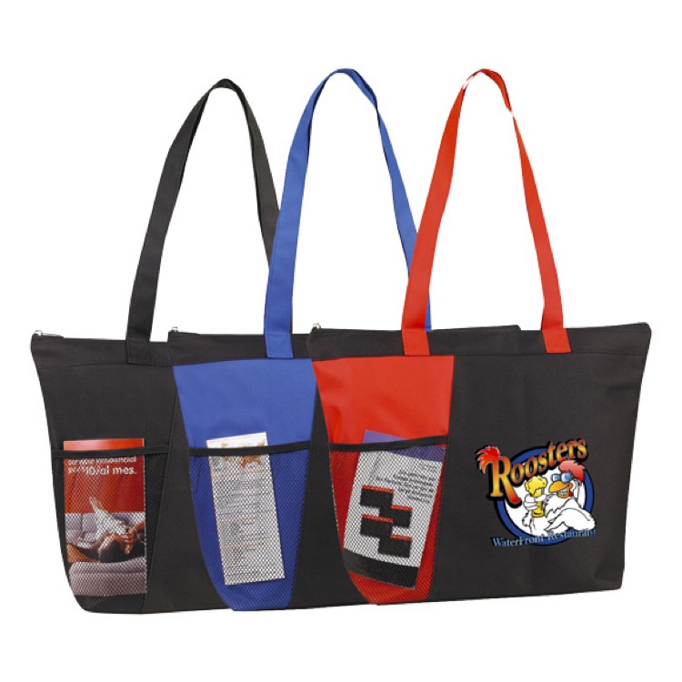 Continental Zip Tote, custom tote bag with logo imprint 3