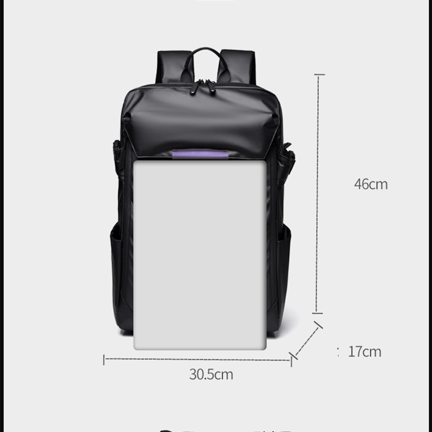Water Resistant 17.3 Inch Computer Backpack 2