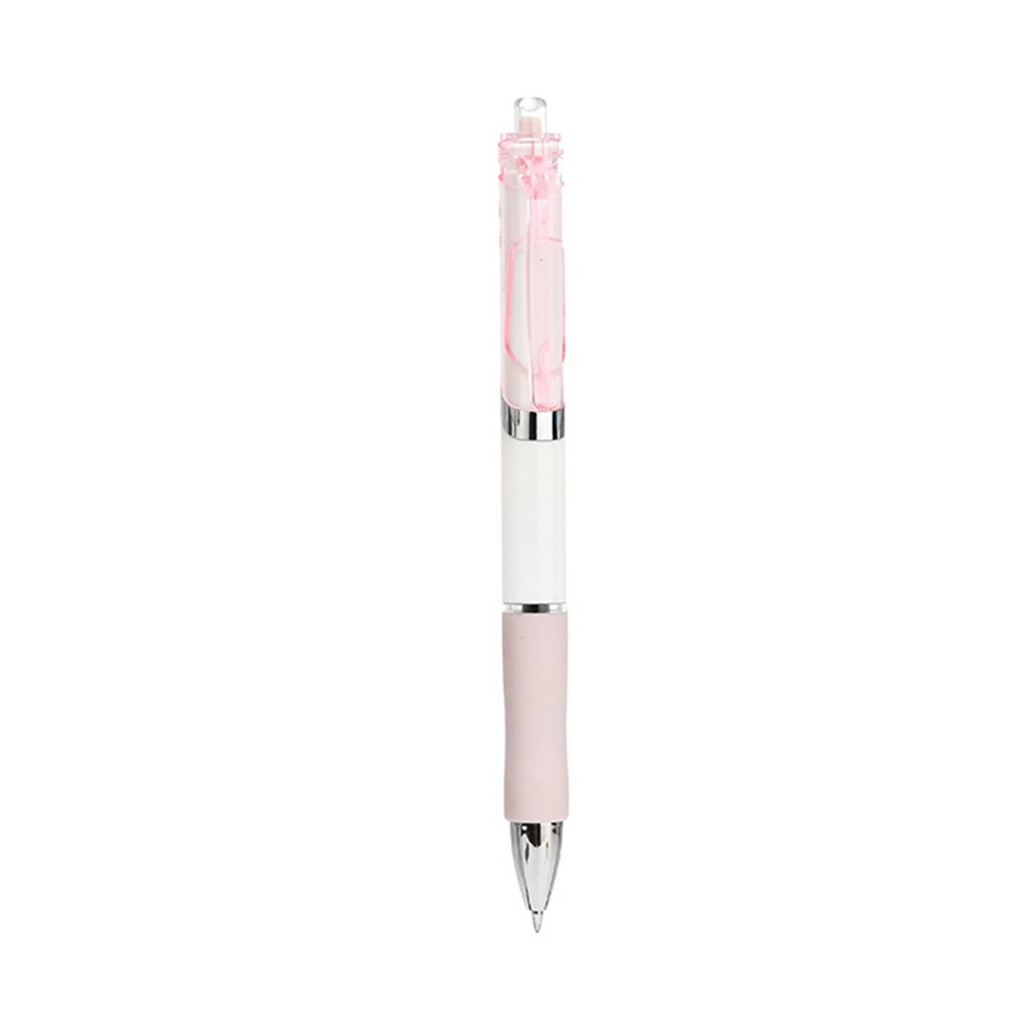 0.5mm Macaron Retractable Ballpoint Pen w/ Silicone Grip 16