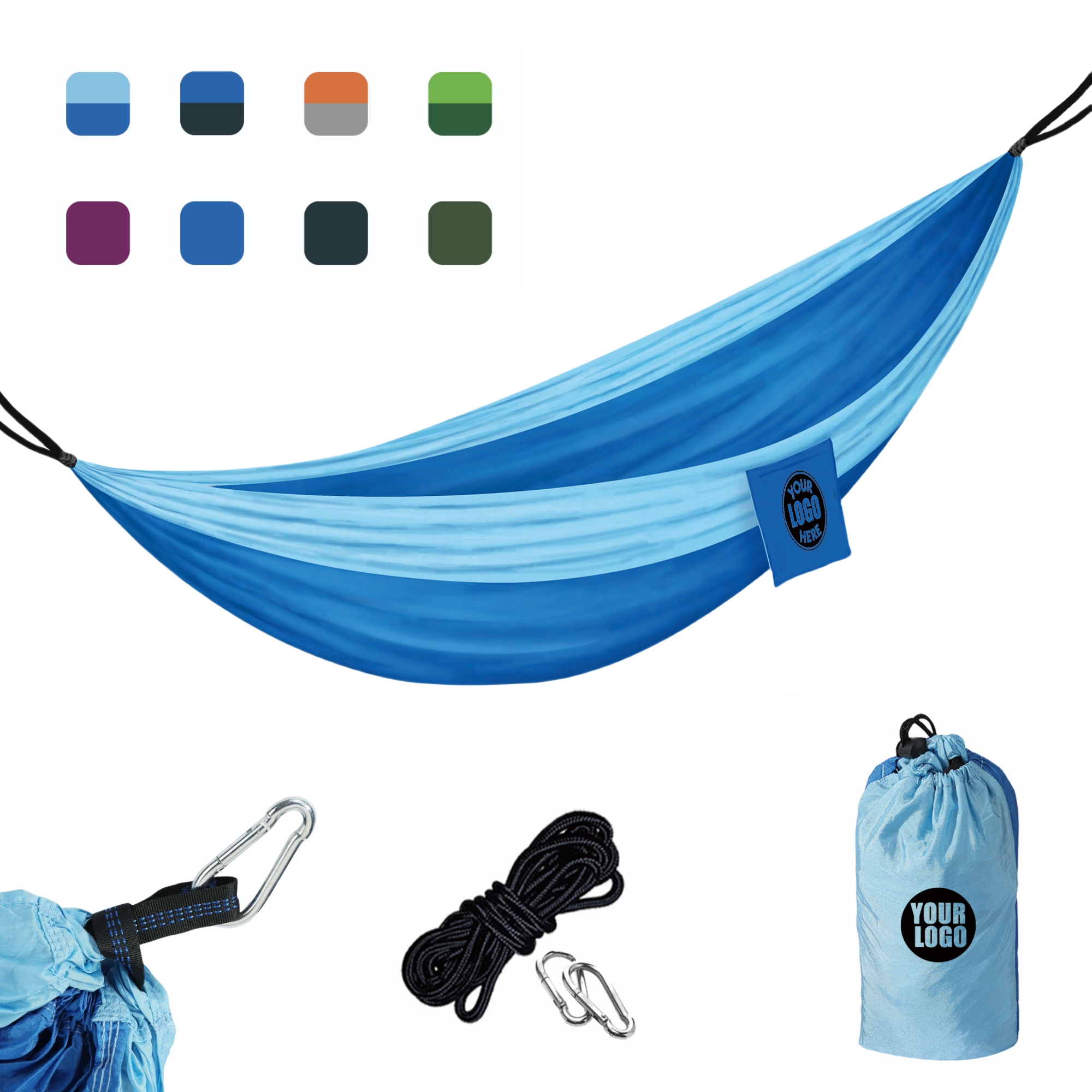 Portable Single / Double Camping Hammock 4